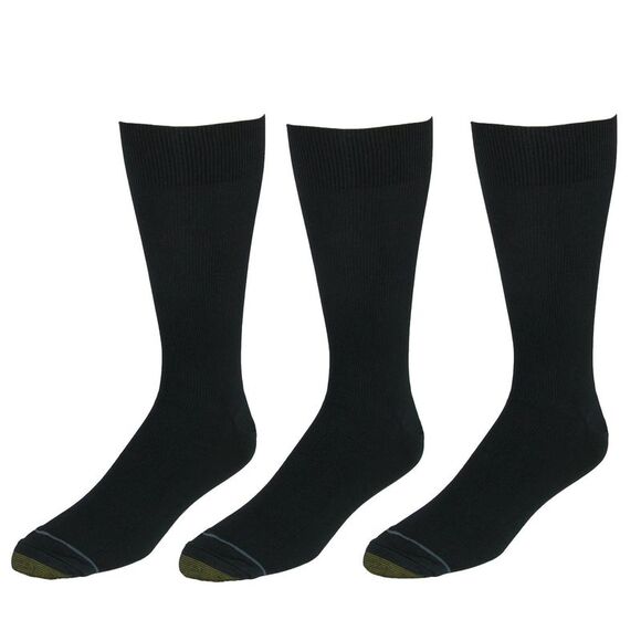 Gold Toe Men's Extended Size Metropolitan Dress Socks (3 Pair Pack) - Picture 2 of 2